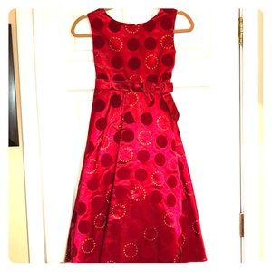 Girl’s Red Dress